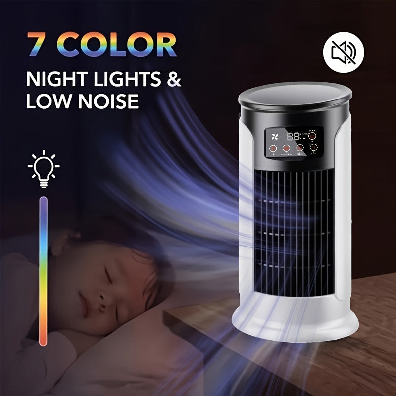Portable Air Conditioner with 3-in-1 Function Cooler, Humidifier and Cooling Fan, Fashionable for Today's Times, Ideal Gift