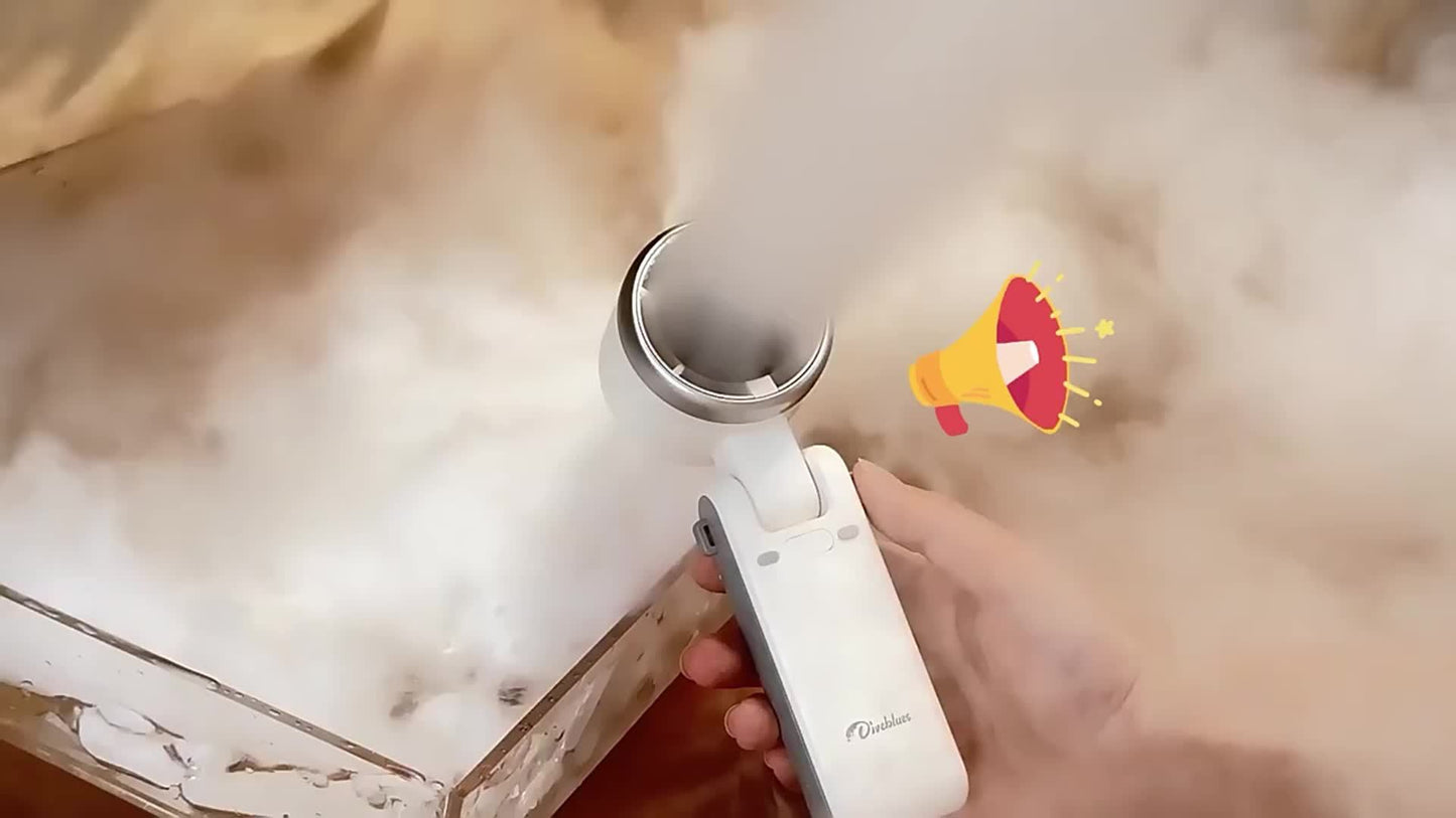 Portable Handheld Turbo Fan, 5 Gear Wind, Battery Operated, Up To 12 Working Hours, 3 IN 1 Hand Fan With Air Turbo Tech Cooling Fan For Outdoor Activities, Travel, Working