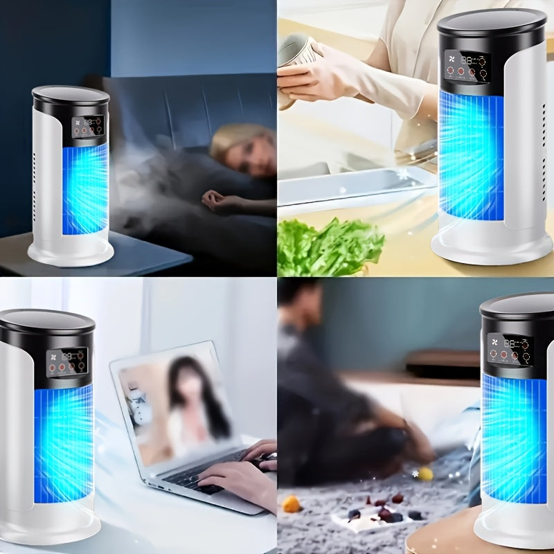 Portable Air Conditioner with 3-in-1 Function Cooler, Humidifier and Cooling Fan, Fashionable for Today's Times, Ideal Gift
