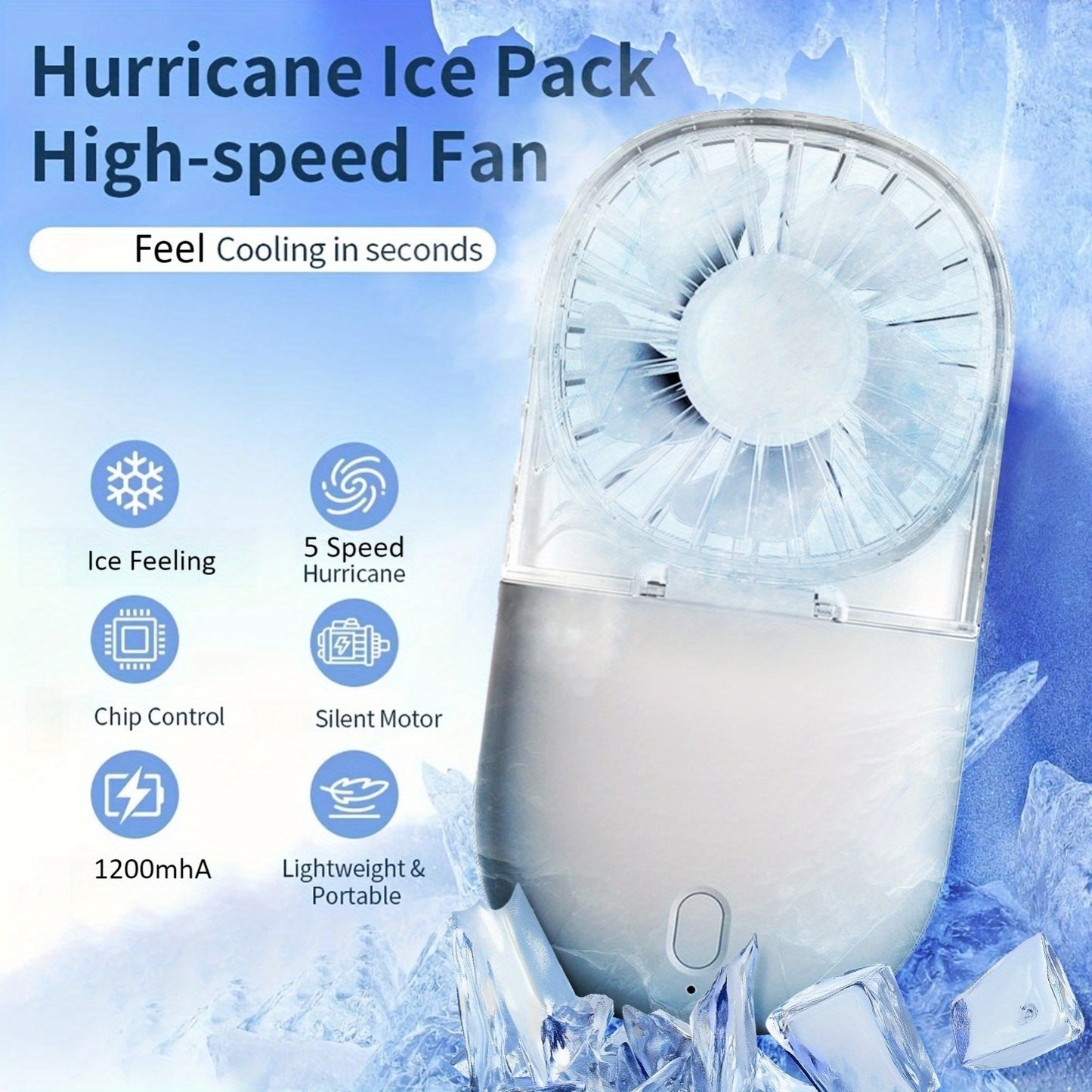 Neck coolerneck Fan with Lanyard - 5 Speed Settings, USB Rechargeable 1200mAh Battery, Ajust the angle 0-180°, Lightweight & Compact Design for Outdoor, Camping, Dorm, Office, and Travel - Portable Outdoor hanging eyelash fan, air conditioners fan