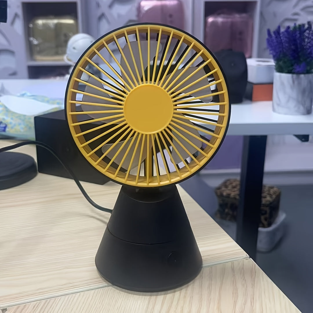 A Desktop Fan. Portable Fan Stand Fan. Portable Fan. USB Charging Is Available, And The Bedroom Fan Is Silent. Suitable For Desks, Camping Trips, Family Offices, Bedrooms, Dormitories, Indoor And Outdoor Summer Gifts, Black/green/blue