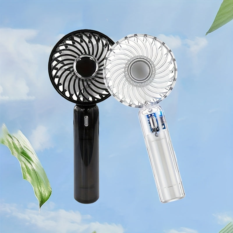 [Portable Fan] Rechargeable Portable Handheld Fan | USB Fan For Travel/Camping/Outdoor, Ideal Gift For Mother's Day, Father's Day, Valentine's Day, Birthday For Men And Women