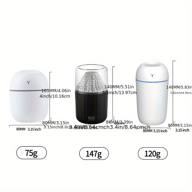 Aroma Diffuser & Humidifier: Can Add Essential Oils As Air Aromatherapy Diffuser, Your Bedroom Fresh & Plants Healthy With Cold Mist & Night Light! Super Quiet - Ideal For Office, Home, Bedroom
