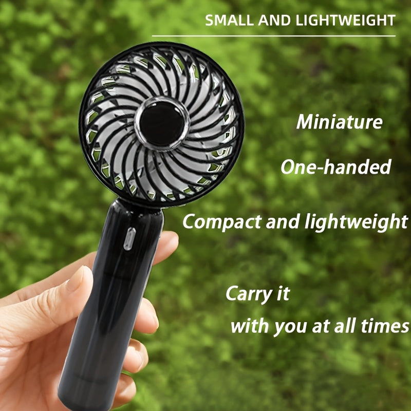 [Portable Fan] Rechargeable Portable Handheld Fan | USB Fan For Travel/Camping/Outdoor, Ideal Gift For Mother's Day, Father's Day, Valentine's Day, Birthday For Men And Women