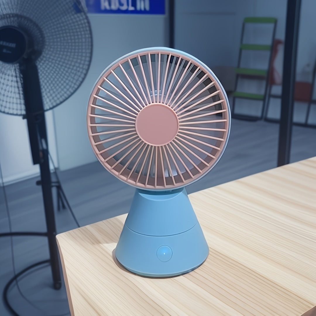 A Desktop Fan. Portable Fan Stand Fan. Portable Fan. USB Charging Is Available, And The Bedroom Fan Is Silent. Suitable For Desks, Camping Trips, Family Offices, Bedrooms, Dormitories, Indoor And Outdoor Summer Gifts, Black/green/blue