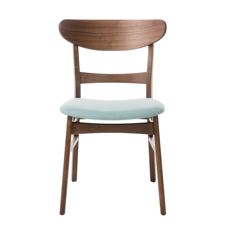 2 Pieces Dining Chairs, Solid Wood, Mint